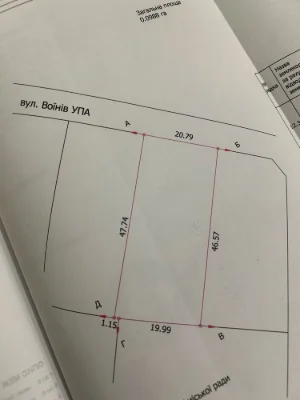 Земельна ділянка участок м. Заліщики