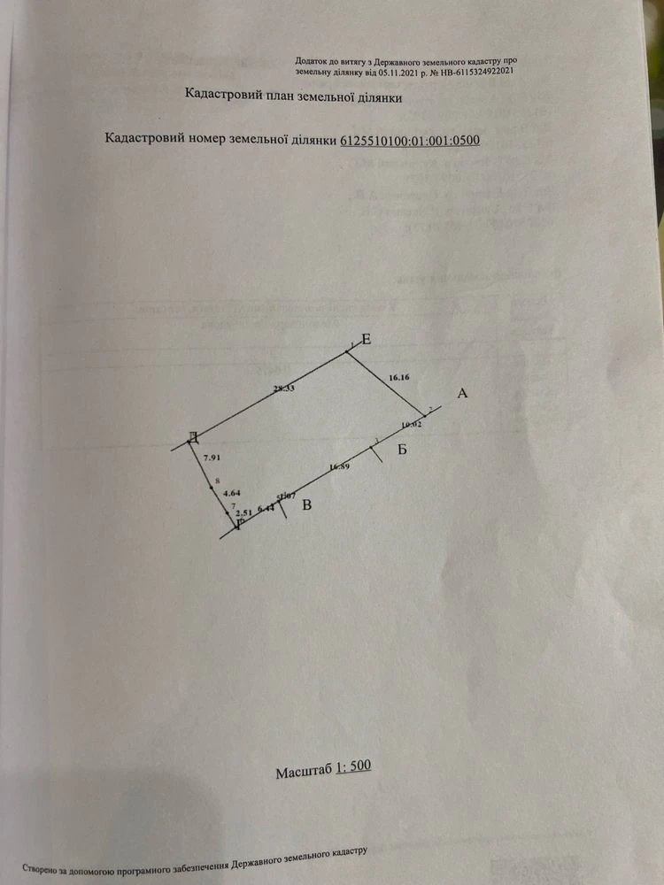 Продається земельна ділянка Гончара 7