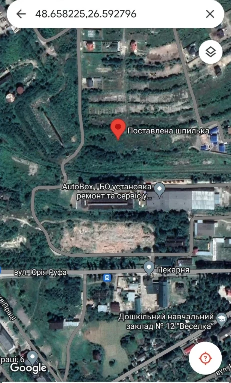 Земельна ділянка під забудову в місті