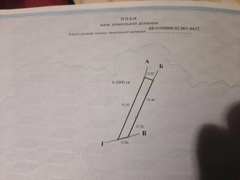 Продам земельну ділянку