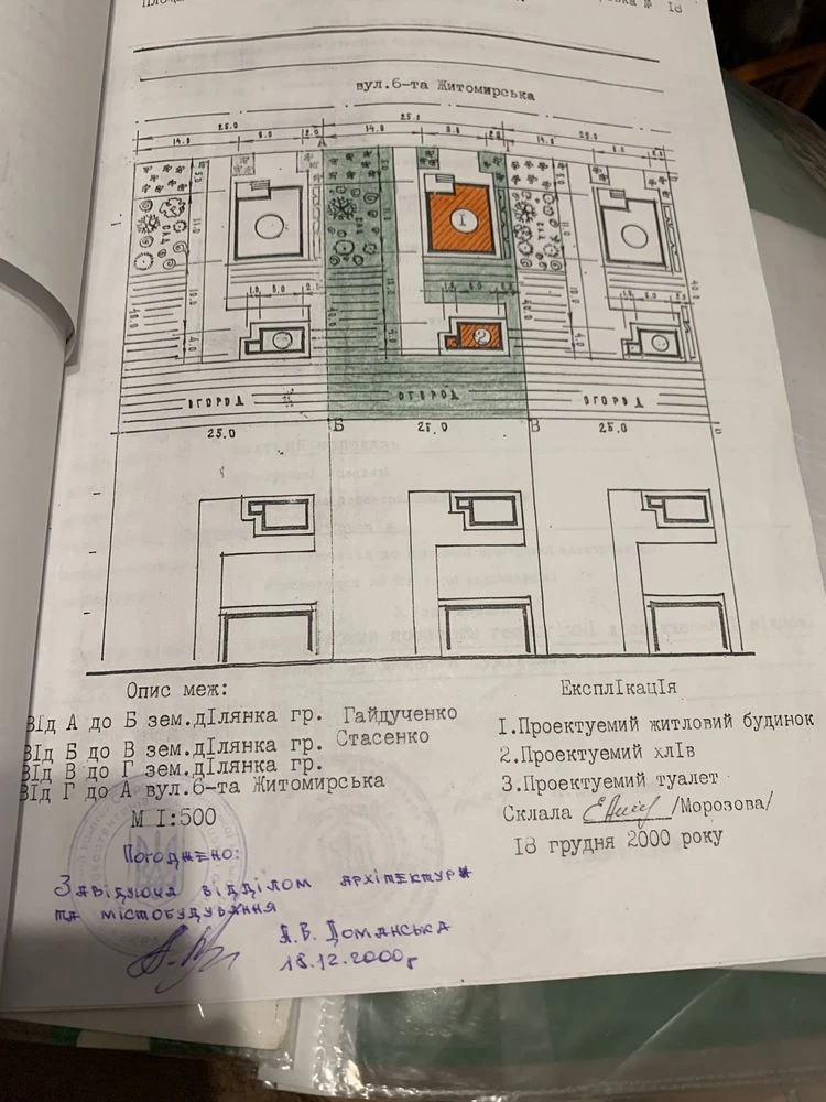 Земельна ділянка 6-та Житомирська