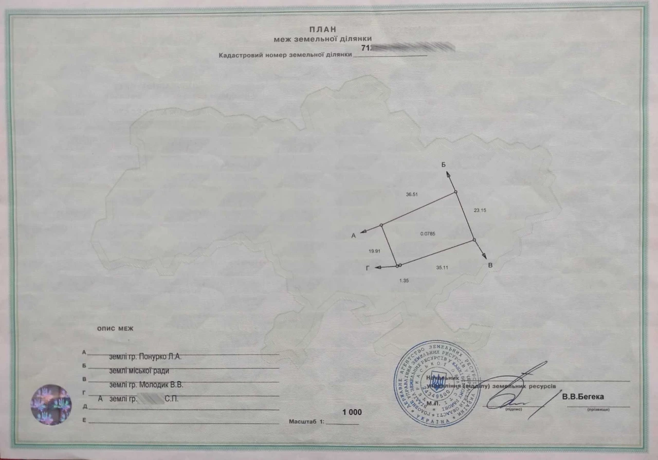 Продам ділянку під будівництво