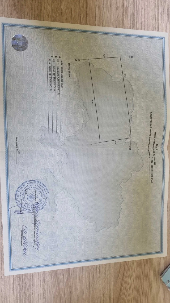 Продам земельну ділянку