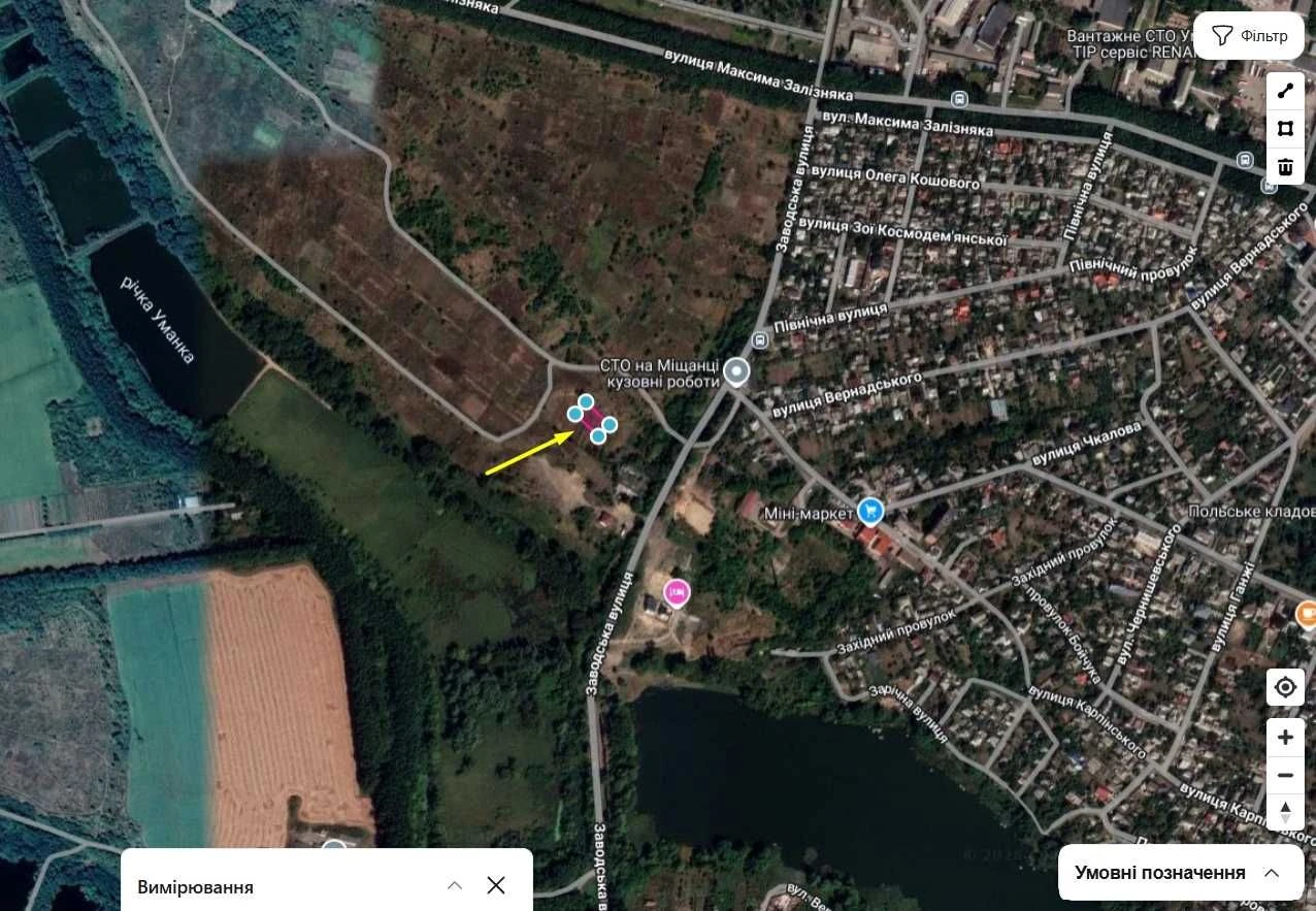 Земля 10 соток 3 лінія від Заводська поряд ЖК Riverside річк