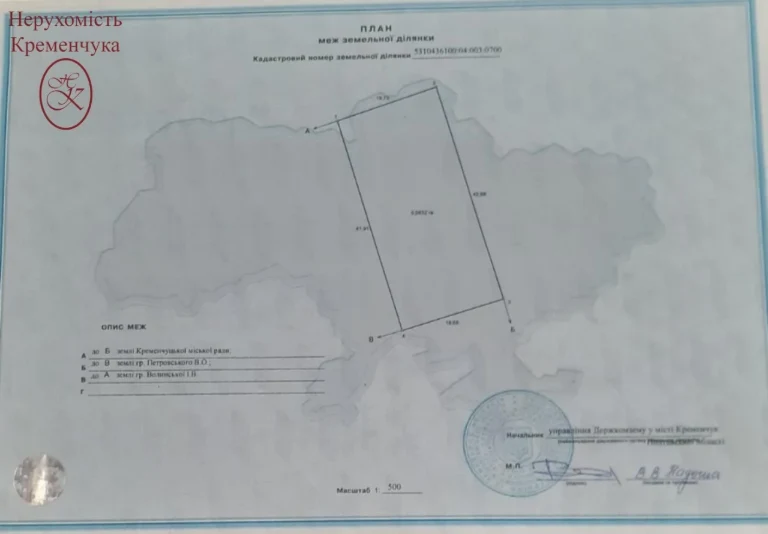 Продам участок під забудову на Козацькій