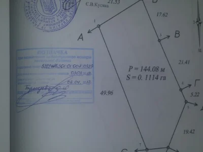 Земельна ділянка з проектом на межі міста