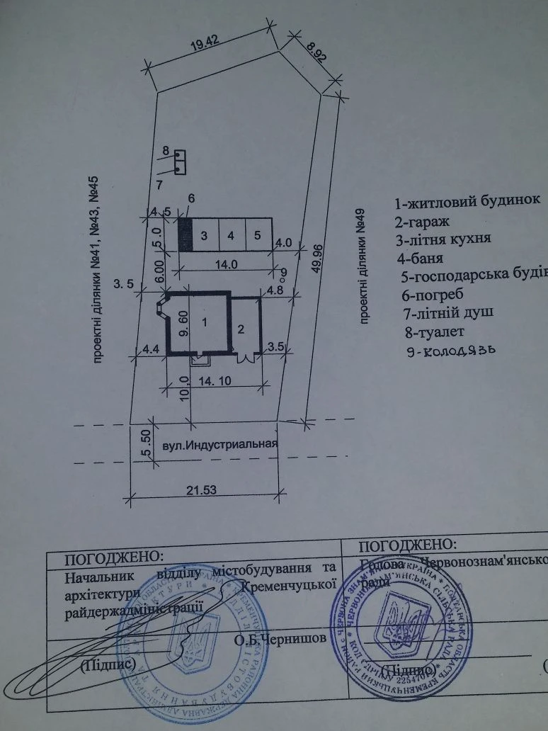 Земельна ділянка з проектом на межі міста