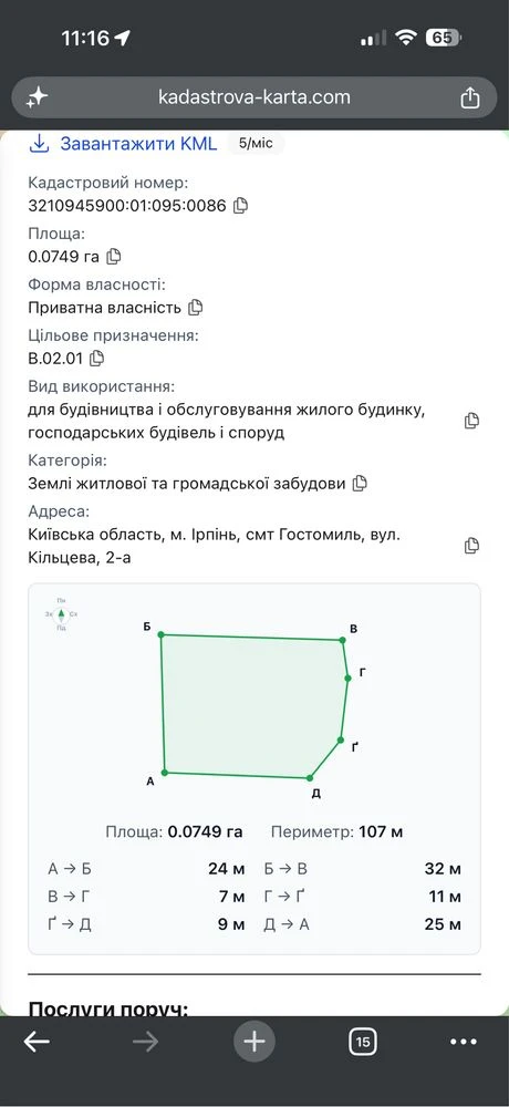 Продам земельн/делянку ліс