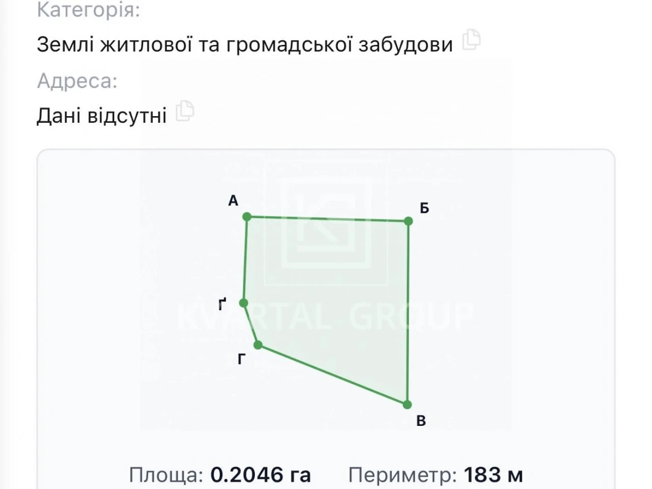 Продаж Земля комерційного призначення