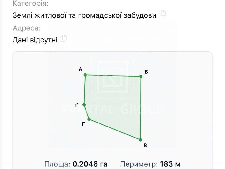 Ділянка. Буча, Шевченка вул.