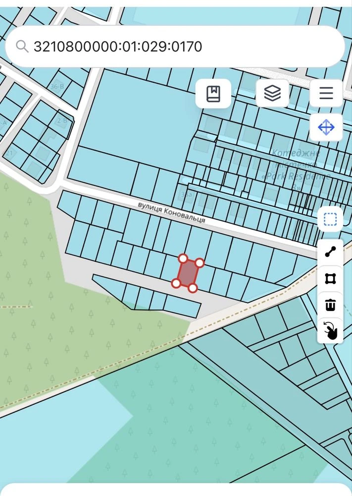 Ділянка поруч Park residents та Авенір