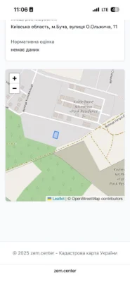 Ділянка поруч Park residents та Авенір