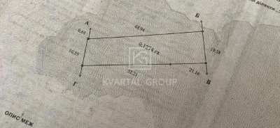 Продаж ділянки під будівництво під Києвом 13 соток