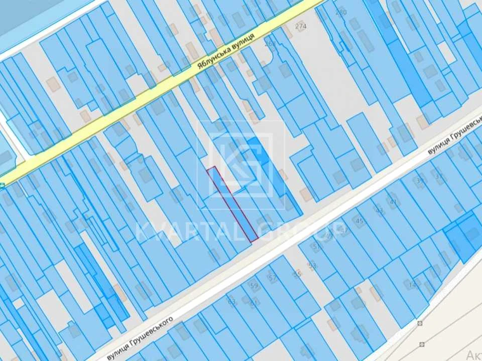Ділянка. Буча, Грушевського вул.