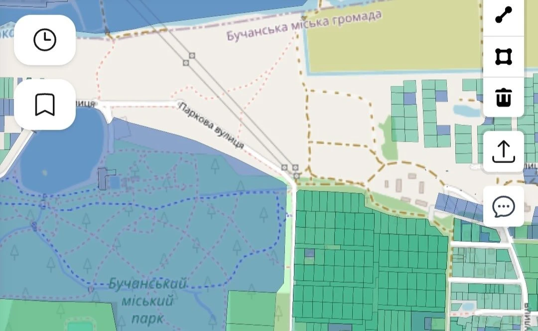 10 соток під будівництво. Буча. Поруч парк.