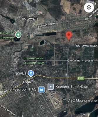 Дві земельні ділянки під забудову в Бучі, комунікації поруч