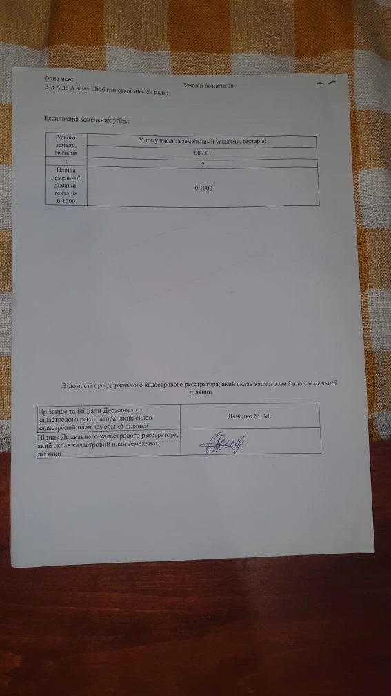 Продам участок 10 соток в Люботине.