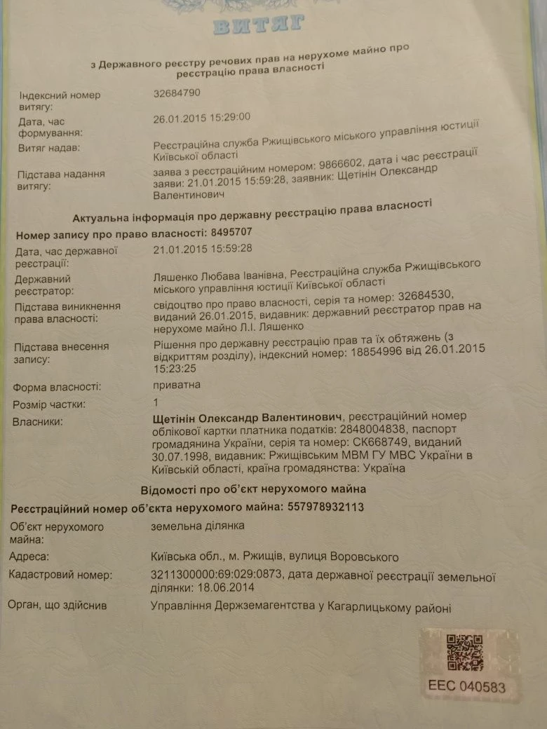Земельна ділянка