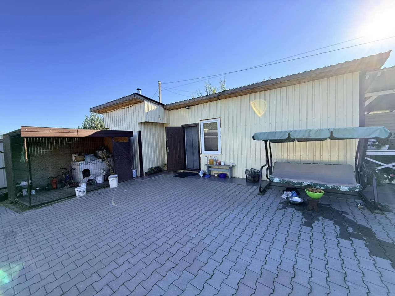 Боярка.Ділянка 13 сот.Ангар 400 м.кв.Будинок.Баня.Сонячні ба