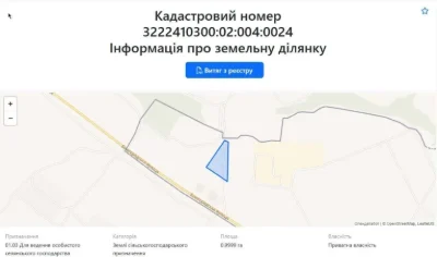 Продаж участка 1ГА в передмісті Києва (20км). Боярка (5км)