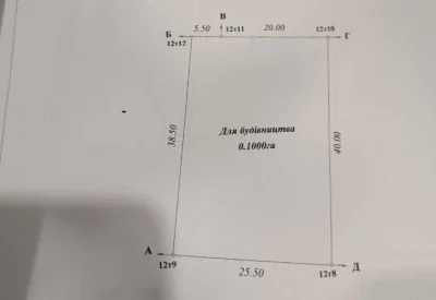 Продам земельну ділянку 10 соток у місті Південне!