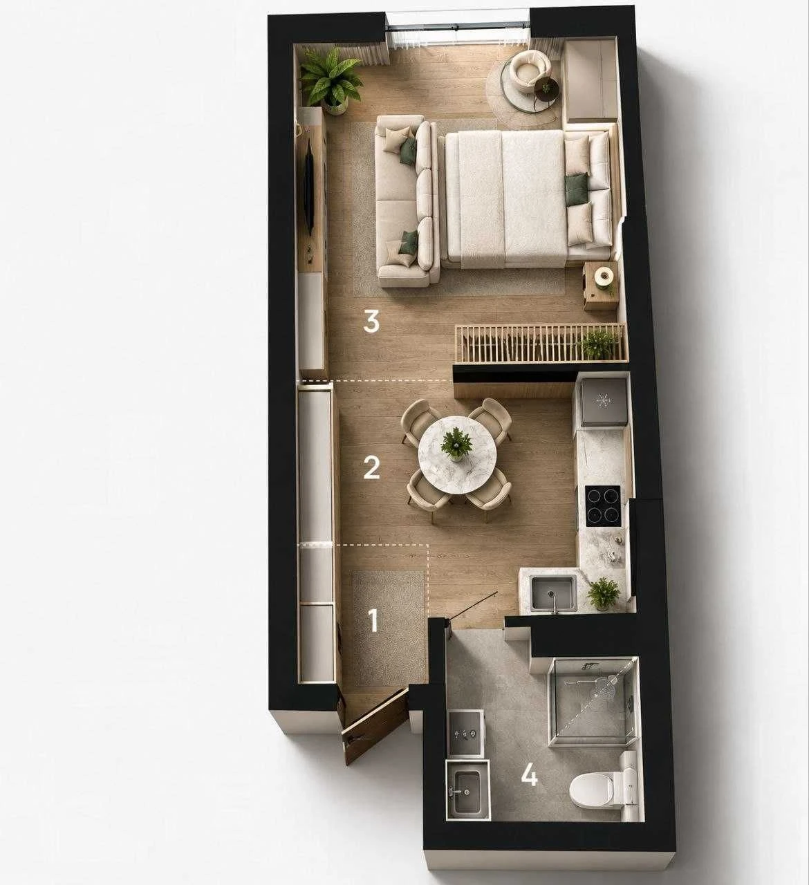 Продаж 1-кімнатної квартири 36 кв.м в ЖК Manhattan Up | Іван