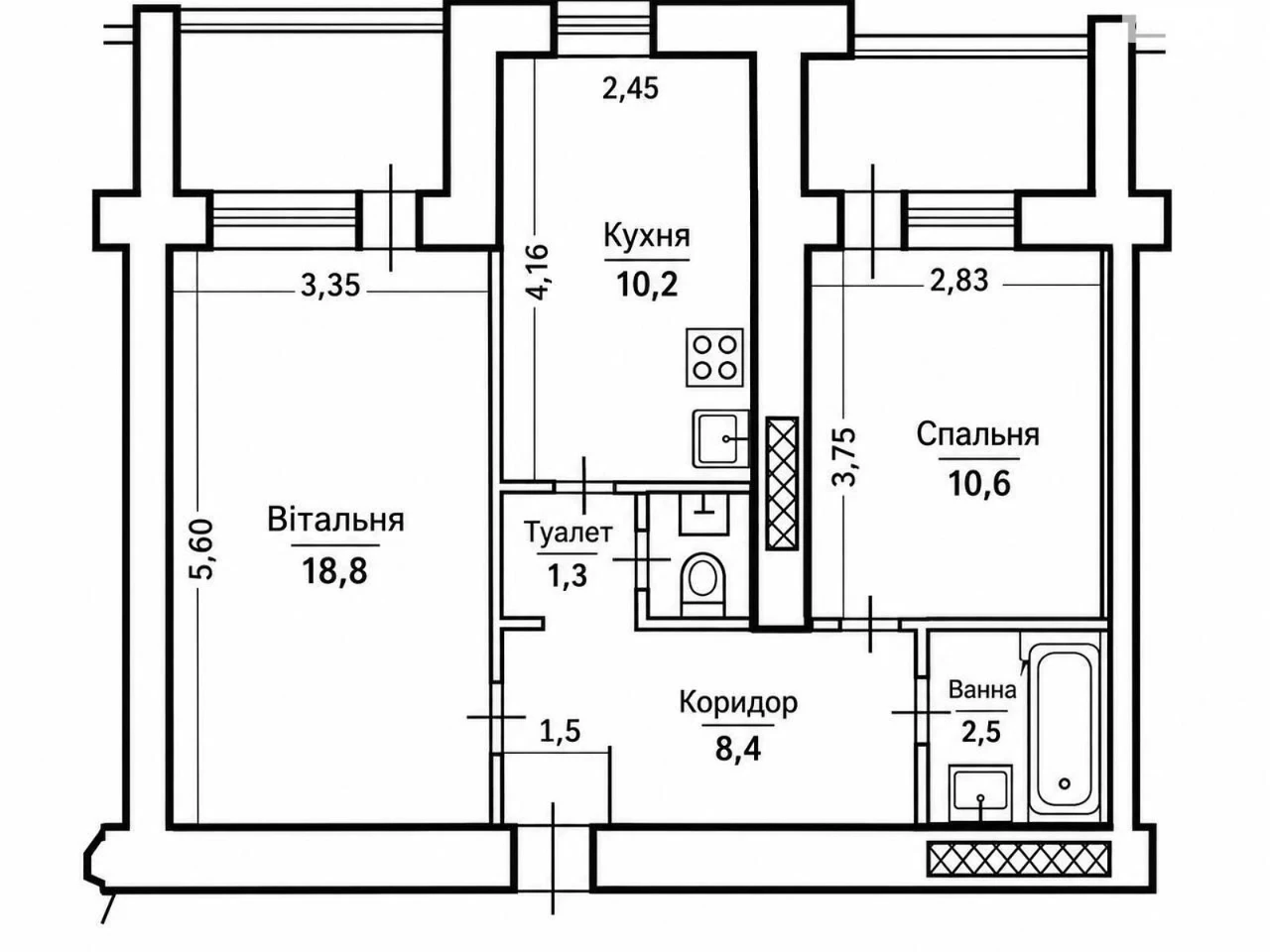 Продаж Квартира Тополя-3