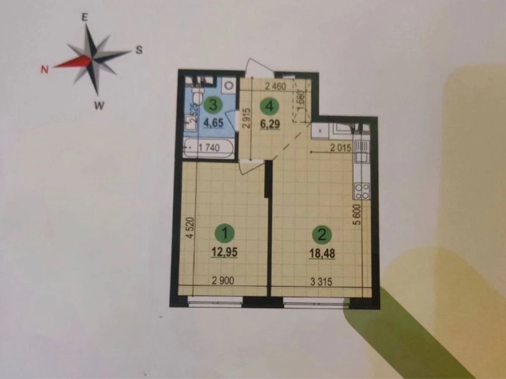 продаж 1кім квартира в ЖК Варшавський 3 поруч Ретровіль