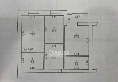 2-х кімнатна квартира з ремонтам на Сахарова