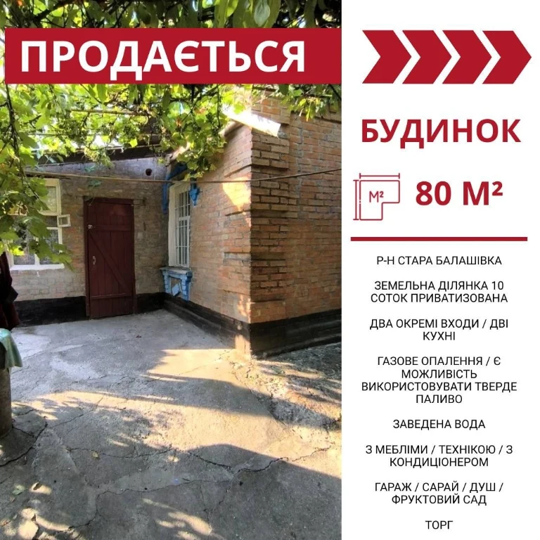 Продається доглянутий будинок в Кропивницькому, р-н Стара Ба