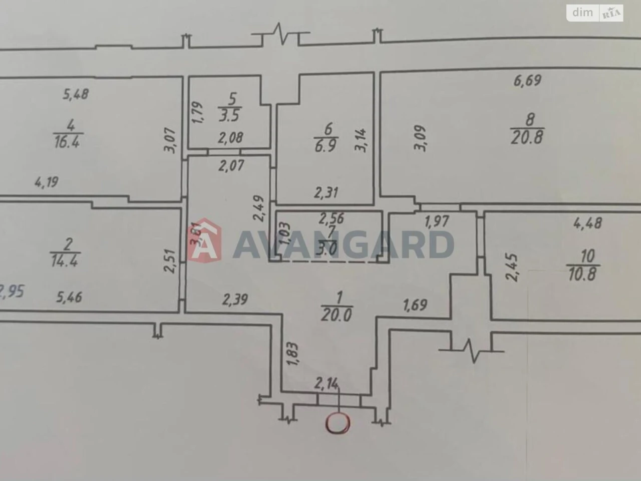 For sale Apartment Zaliznychny