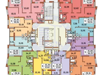 Продаж квартири 1-кімн. 38 м² 15/25 пов.