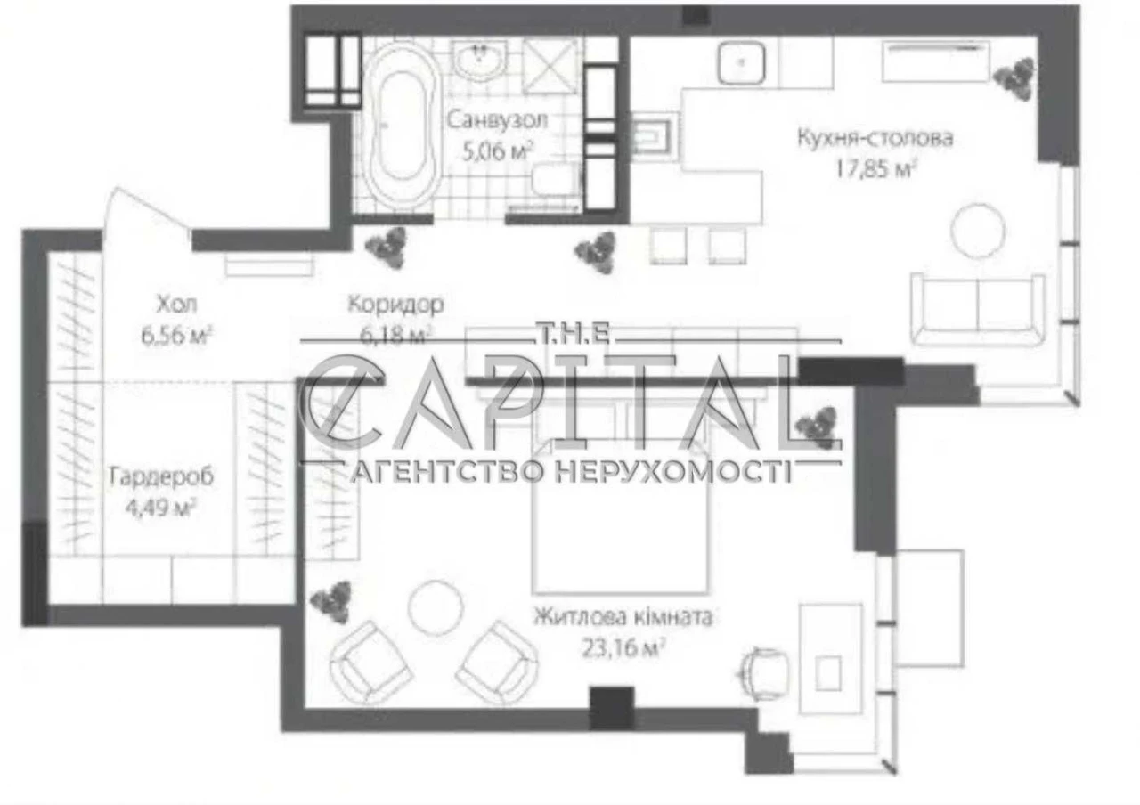 Найнища ціна! ЖК RiverStone Продаж нової квартири без ремонт