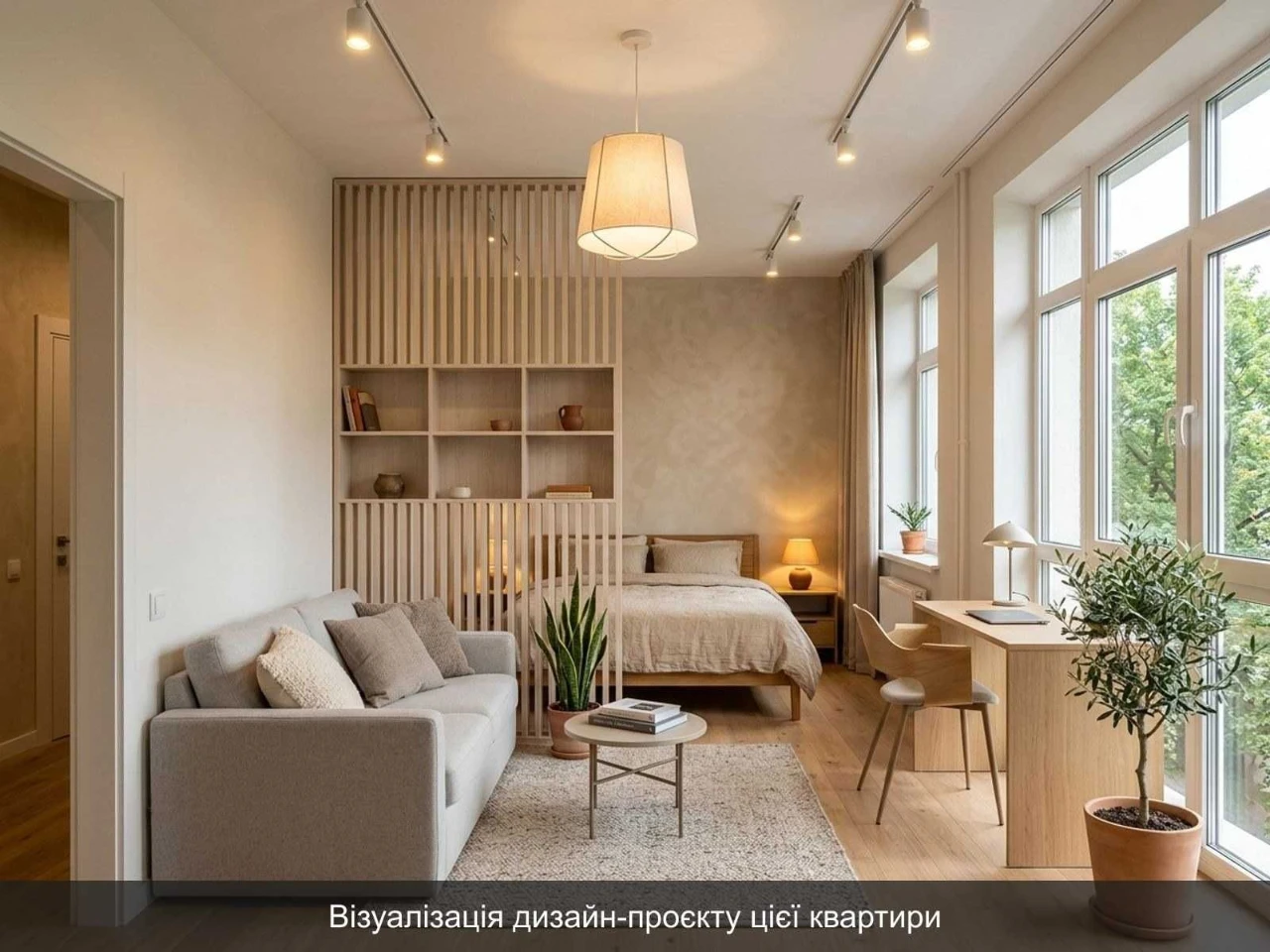 Однокімнатна квартира 33 м² під єОселю, дизайн-проєкт, Позня