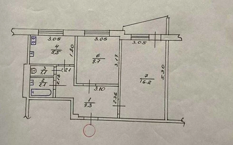 Продам 2-х кімнатну квартиру Салтівка , проспект Тракторобуд