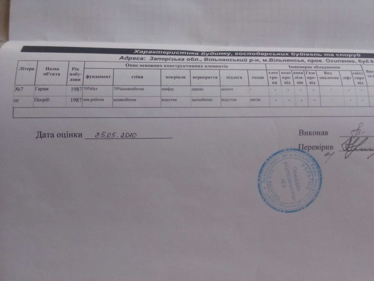 Продам гараж (капітальний) у м. Вільнянськ в районі РЕМ
