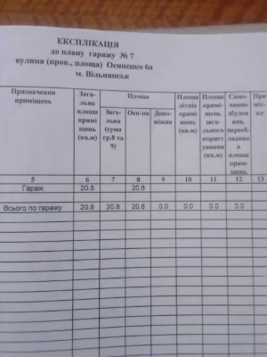 Продам гараж (капітальний) у м. Вільнянськ в районі РЕМ