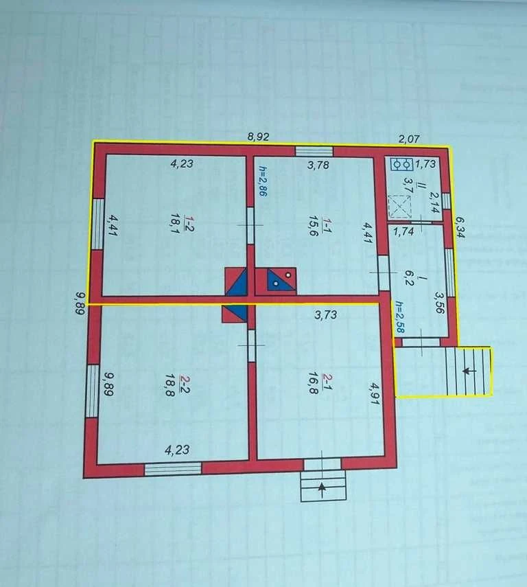 Продається частина будинку у передмісті Стрия
