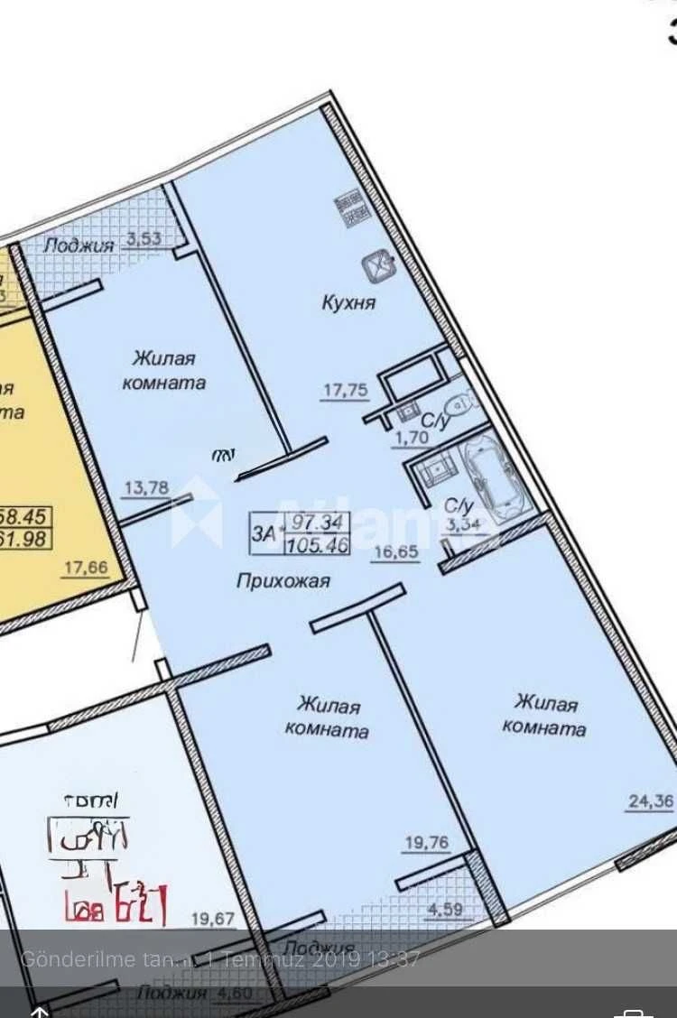 Пропонуємо вашій увазі 3-кімнатну квартиру в житловому компл