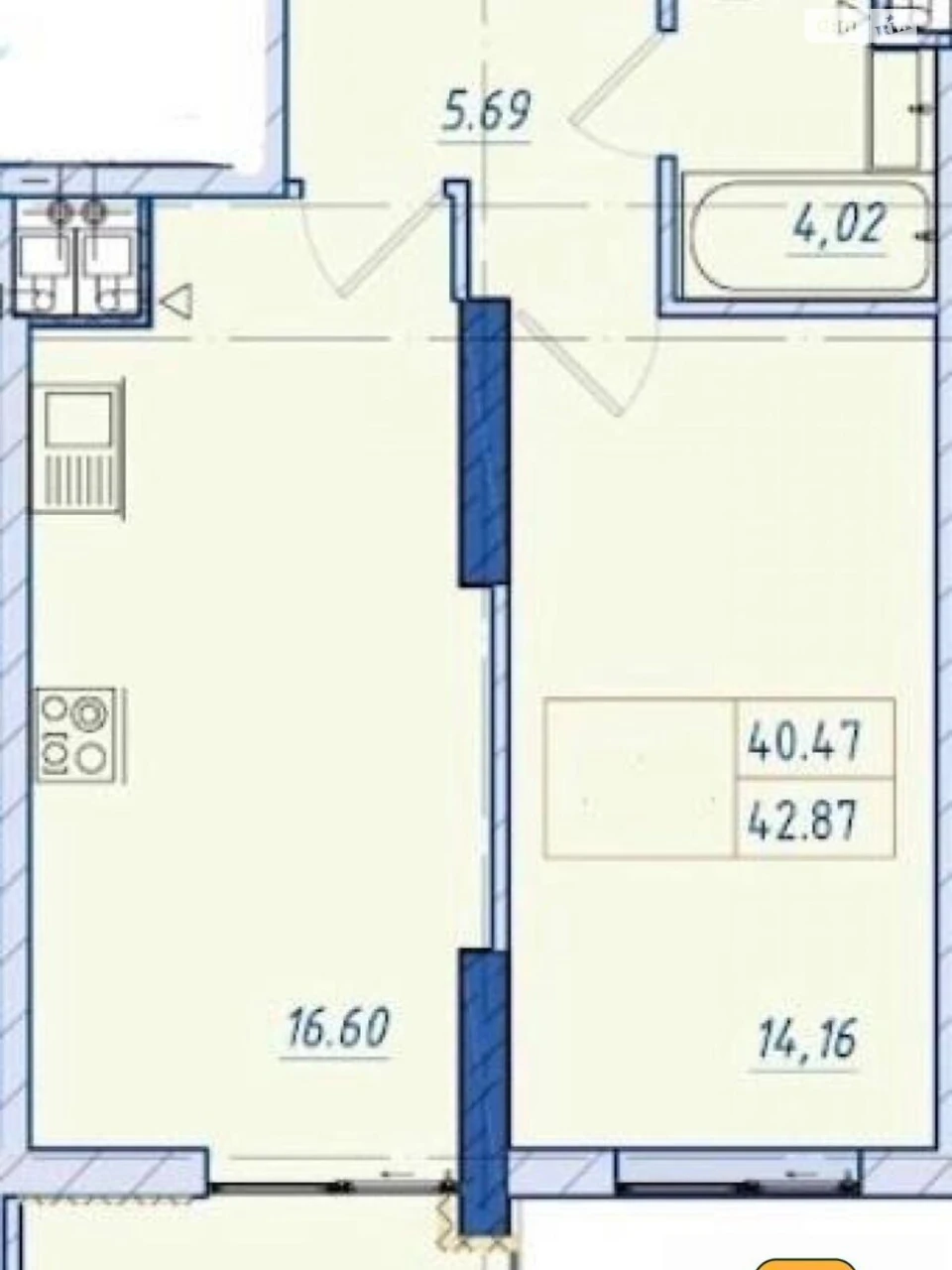 Продаж Квартира Середній Фонтан