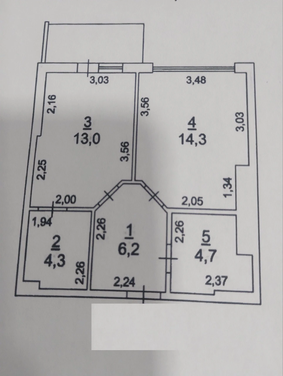Продам квартиру 44 м² вільна планіровка | ЖК Акрополь-1 | 19