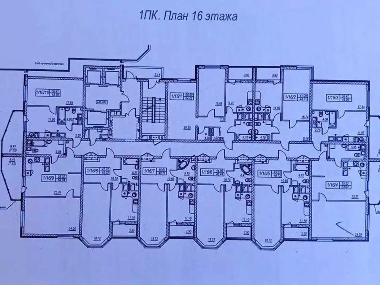 Продаж квартири 2-кімн. 63 м² 16/24 пов.