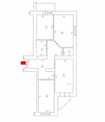 Продаж 3 кімнатної квартири після будівельників. 2/9 Центр.