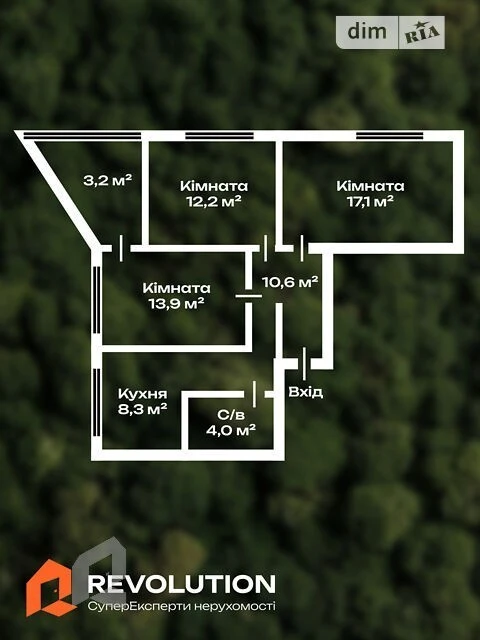 Sale of 3-room apartment 69.3 sq. m. on Gongadze Avenue, Georgiy 6 •
