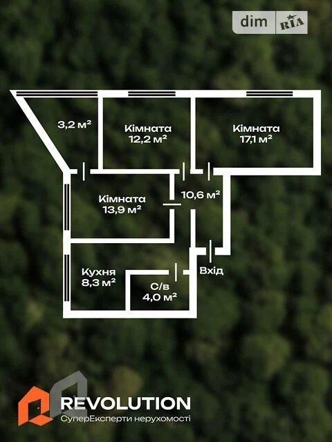 Sale of 3-room apartment 69.3 sq. m. on Gongadze Avenue, Georgiy 6 •