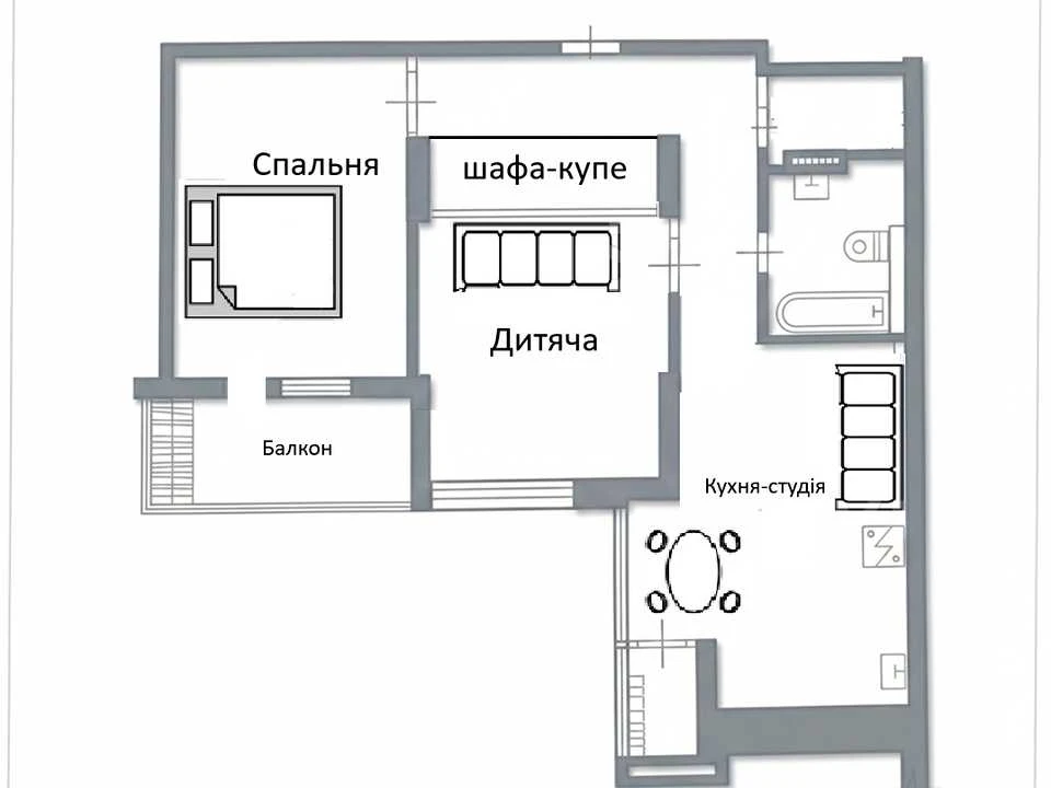 Квартира. Київ, Самійла Кішки вул.