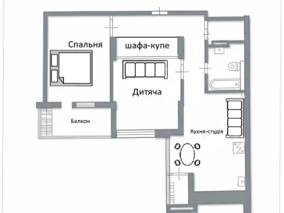 Квартира. Київ, Самійла Кішки вул.