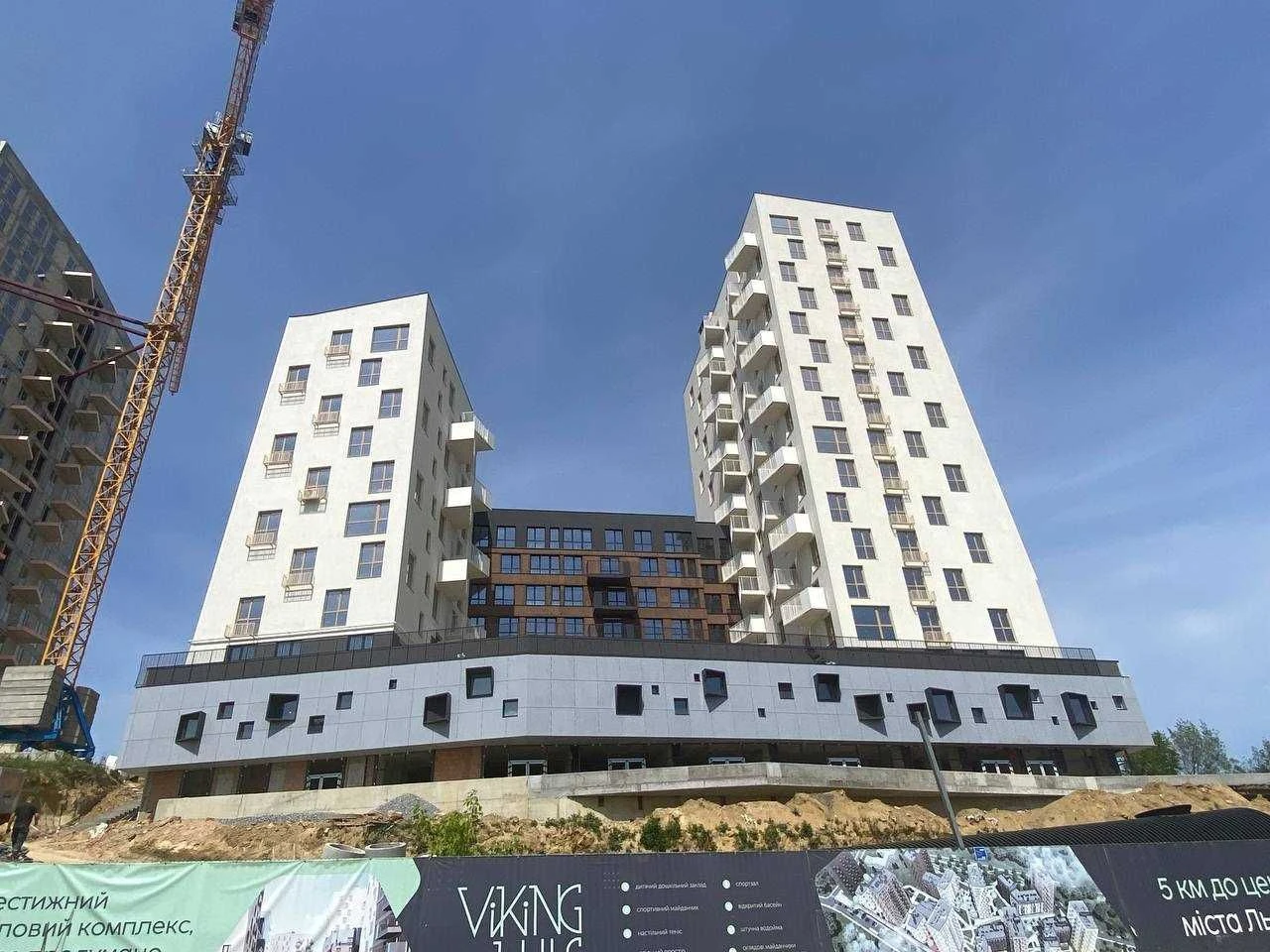 Продаж дешевше від забудовника 1кім. квартири в ЖК Viking Hi
