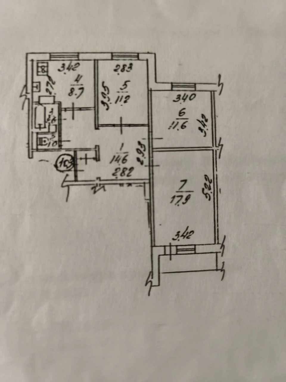 Продаж 3к ГАЗ !! квартири 70м² вул. Хорольська 8/4, Ліцей №4
