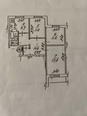 Продаж 3к ГАЗ !! квартири 70м² вул. Хорольська 8/4, Ліцей №4